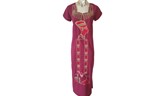 Nefertiti Burgundy Galabeya - Egyptian Dress